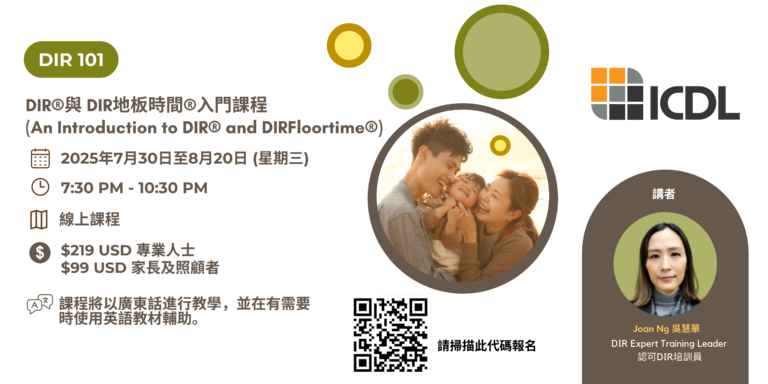 DIR101 DIR202 DIRFloortime Training 地板時間